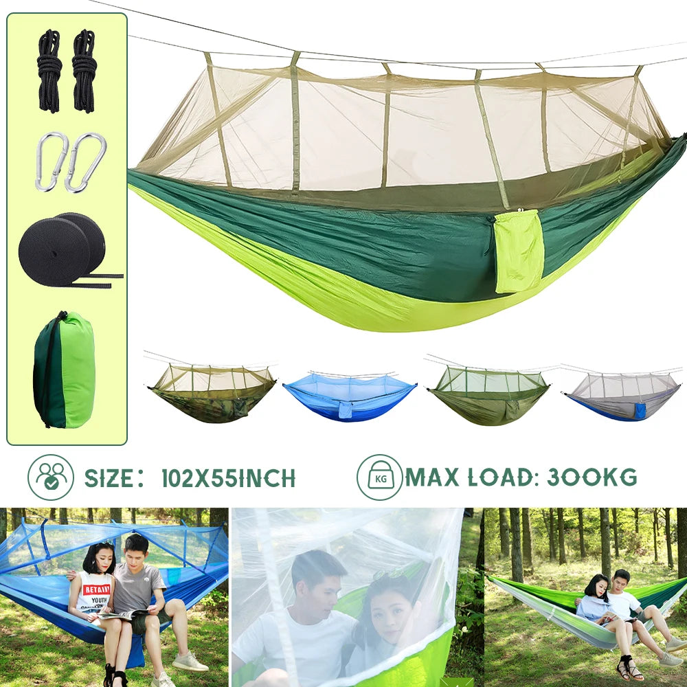 Portable Hammock Tent with Mosquito Net