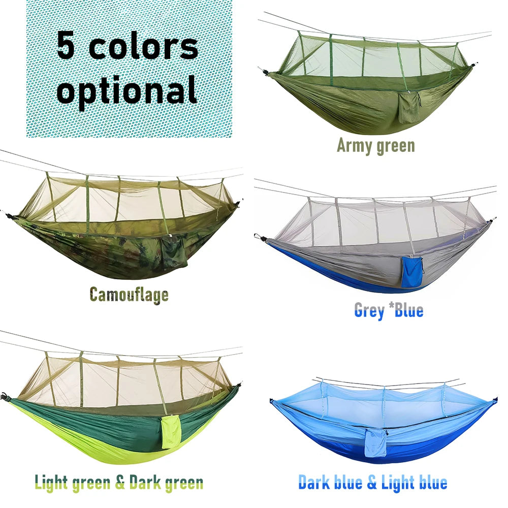 Portable Hammock Tent with Mosquito Net