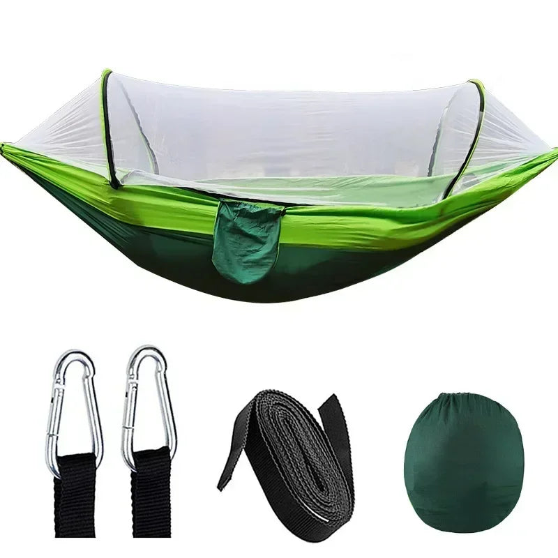 Automatic Camping Hammock with Mosquito Net
