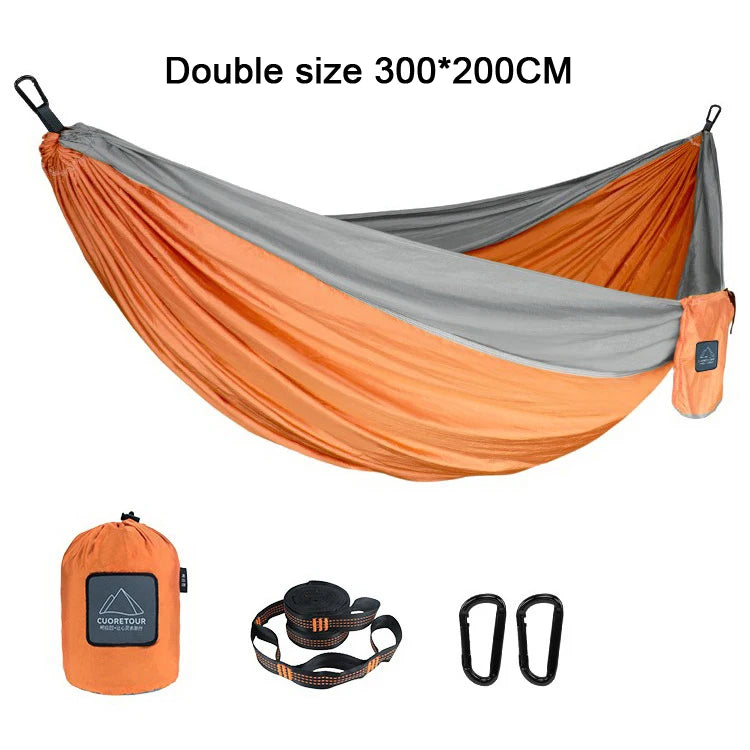 Portable Parachute Fabric Camping Hammock
