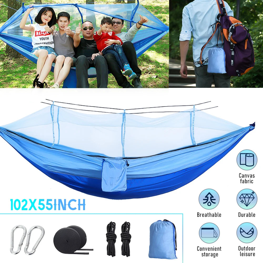 Portable Hammock Tent with Mosquito Net