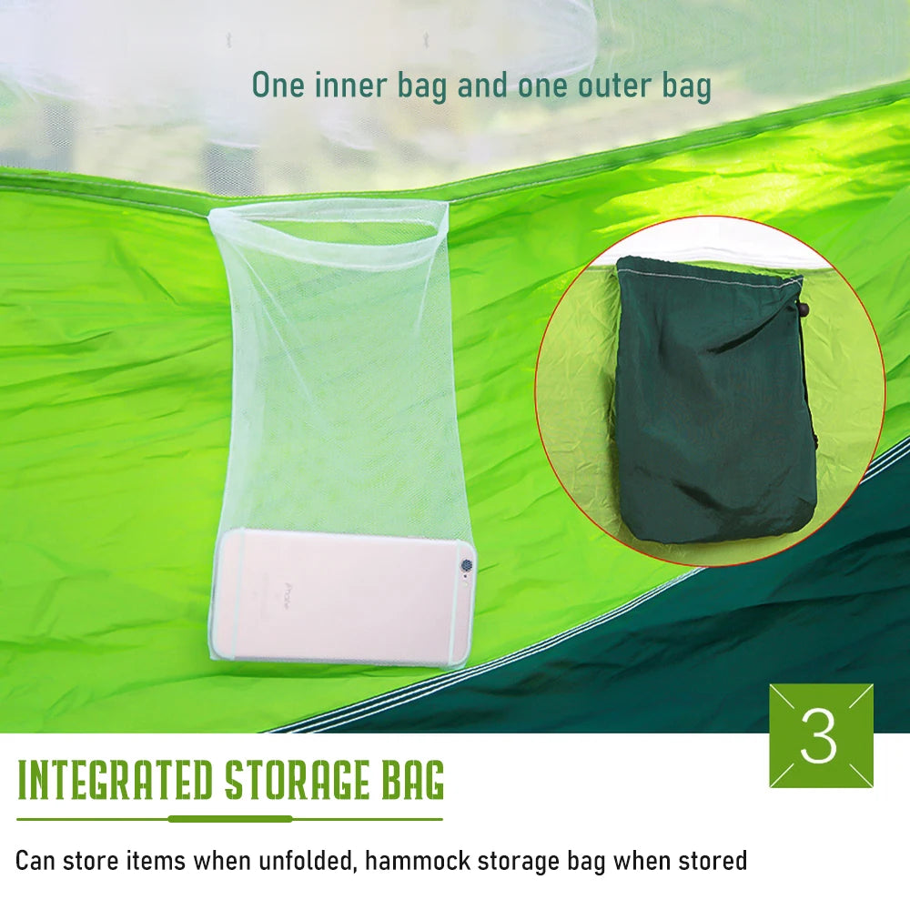 Portable Hammock Tent with Mosquito Net