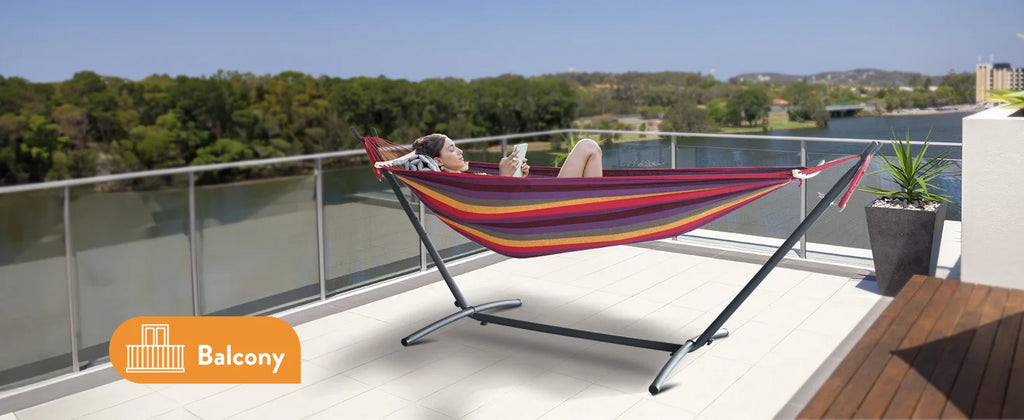 Hammock with Adjustable Stand Set