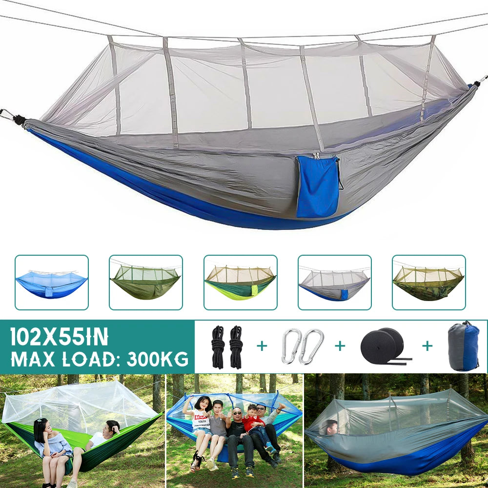 Portable Hammock Tent with Mosquito Net
