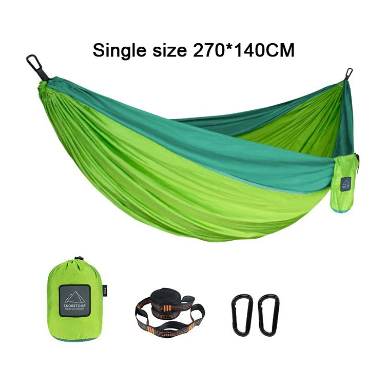 Portable Parachute Fabric Camping Hammock