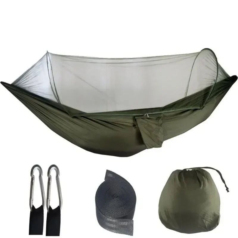 Automatic Camping Hammock with Mosquito Net