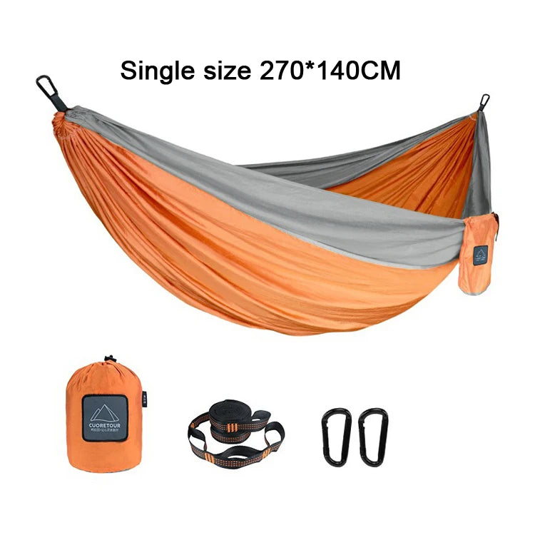 Portable Parachute Fabric Camping Hammock