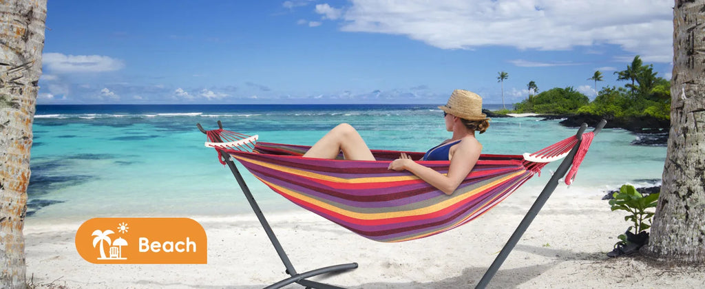 Hammock with Adjustable Stand Set