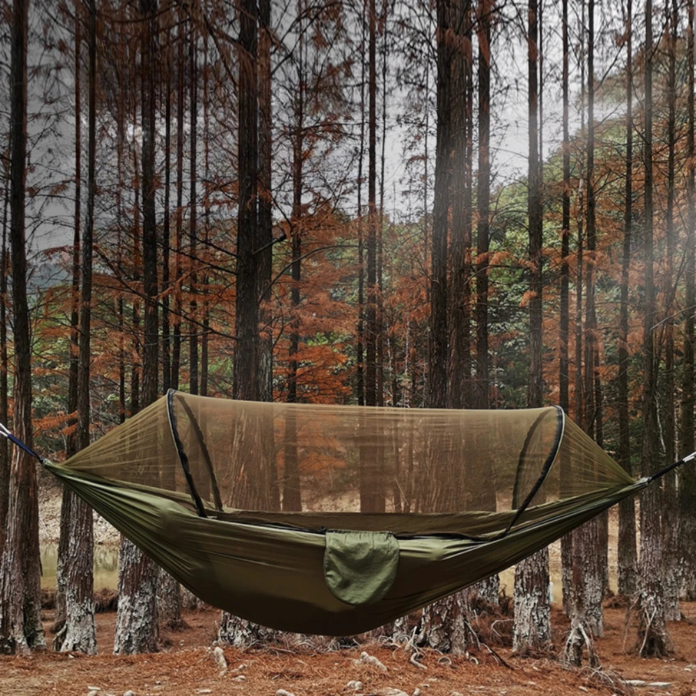 Automatic Camping Hammock with Mosquito Net