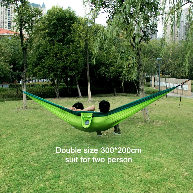 Portable Parachute Fabric Camping Hammock