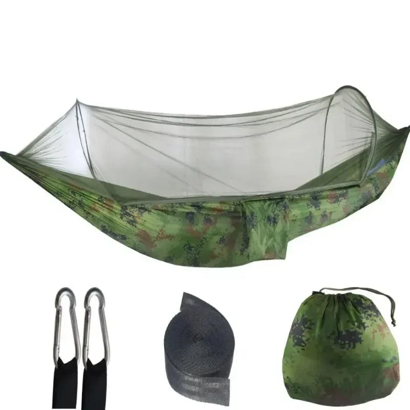 Automatic Camping Hammock with Mosquito Net