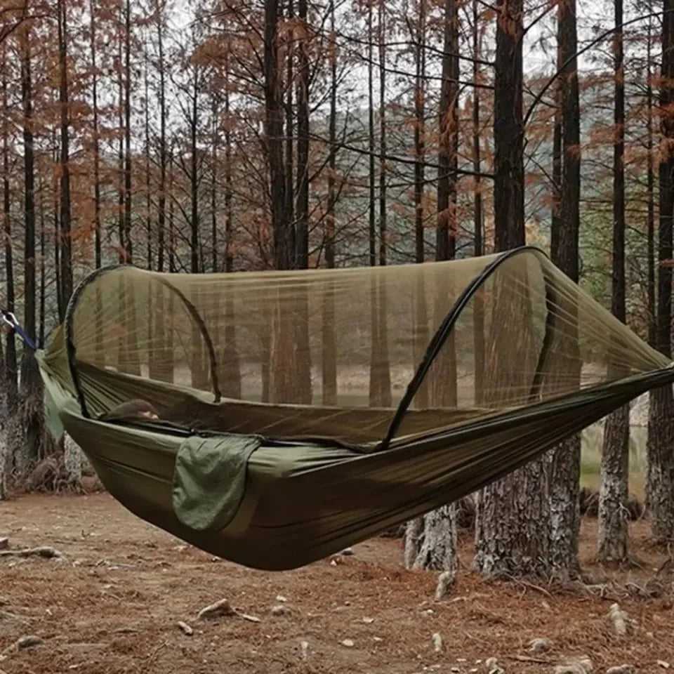 Automatic Camping Hammock with Mosquito Net