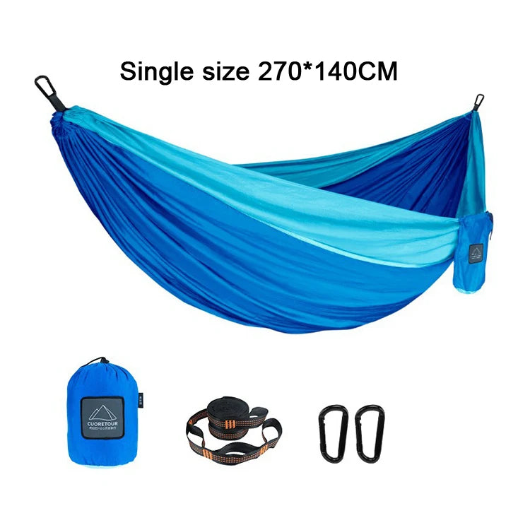 Portable Parachute Fabric Camping Hammock