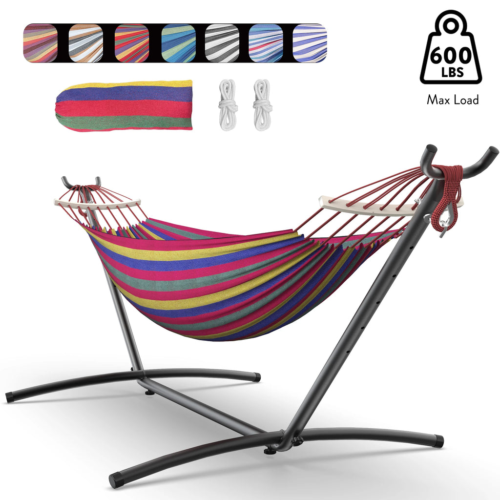 Hammock with Adjustable Stand Set