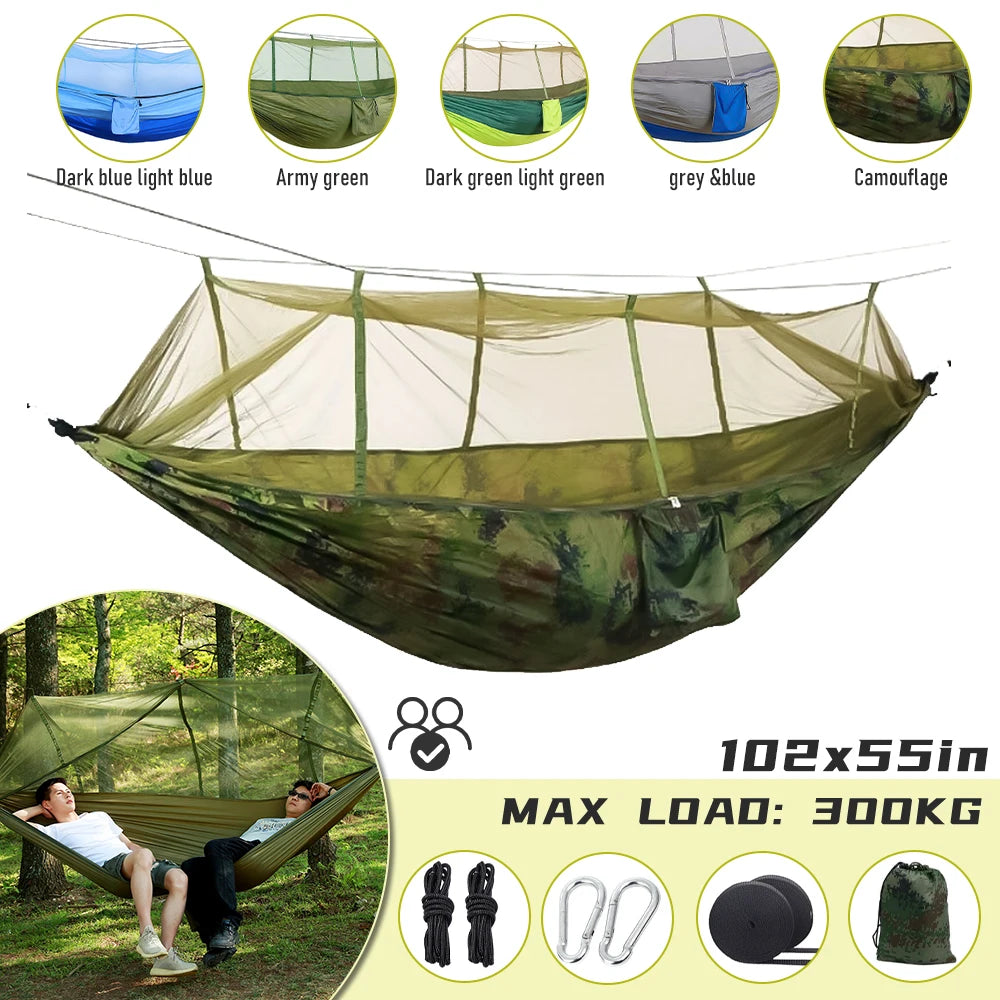 Portable Hammock Tent with Mosquito Net