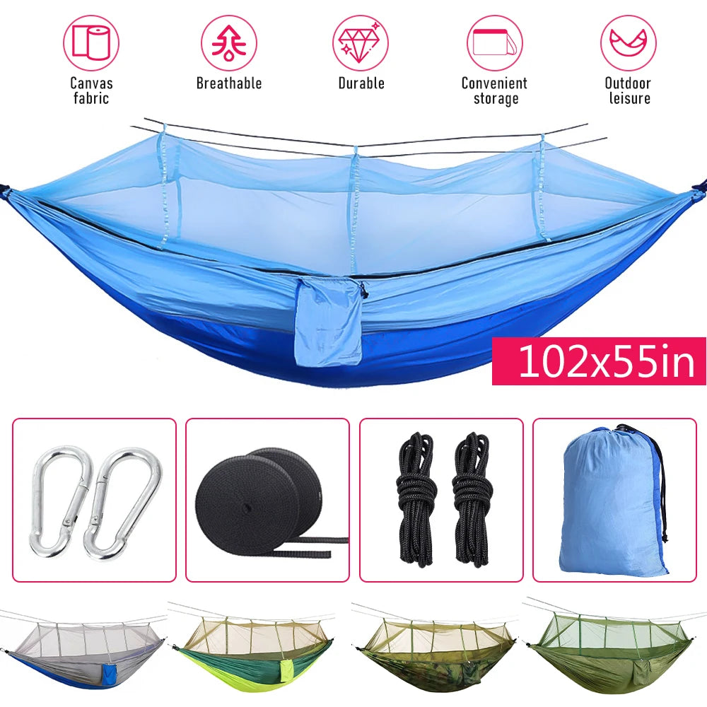 Portable Hammock Tent with Mosquito Net