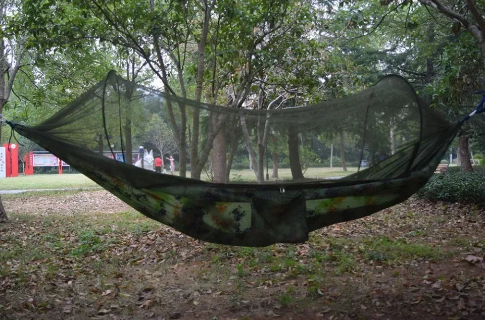 Automatic Camping Hammock with Mosquito Net