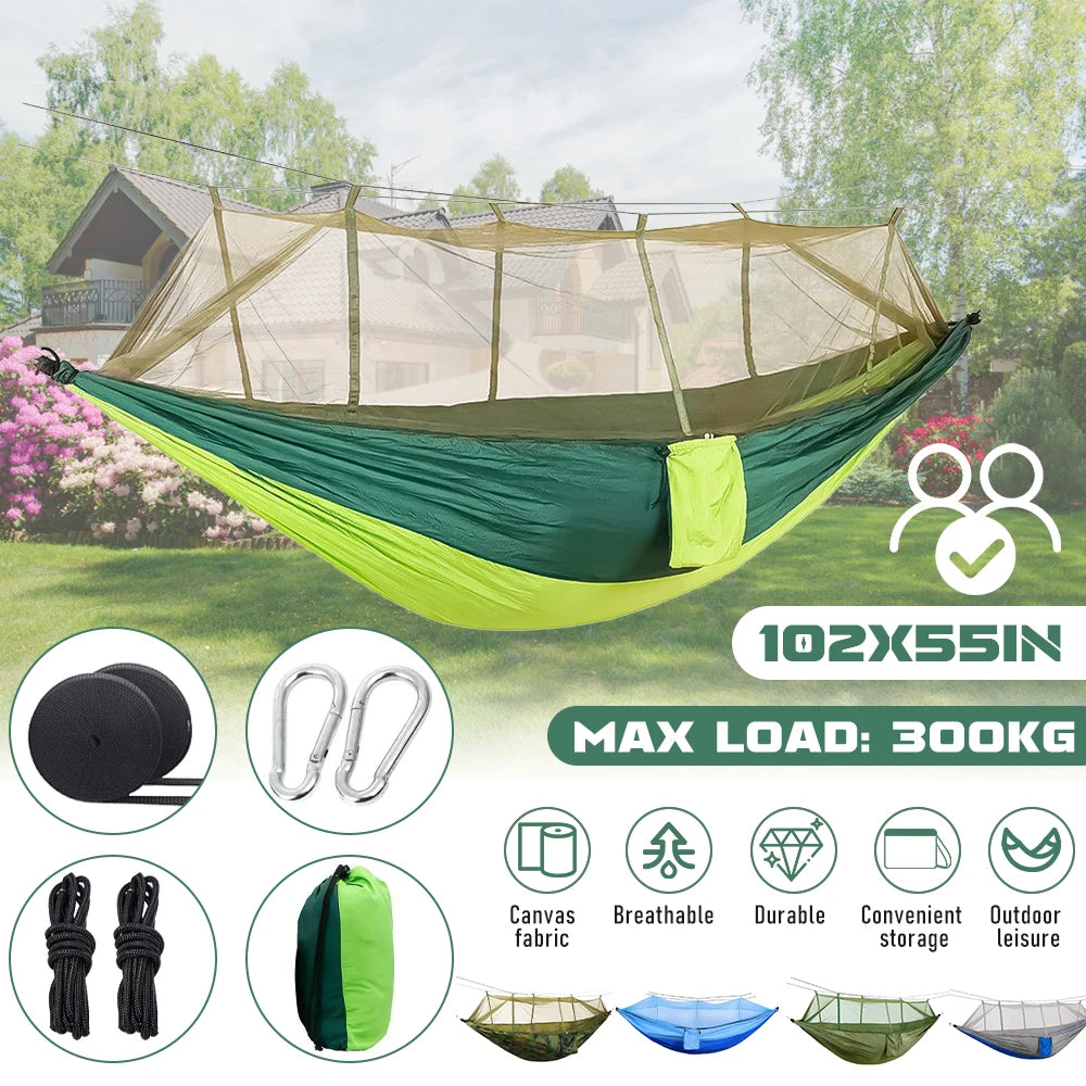 Portable Hammock Tent with Mosquito Net